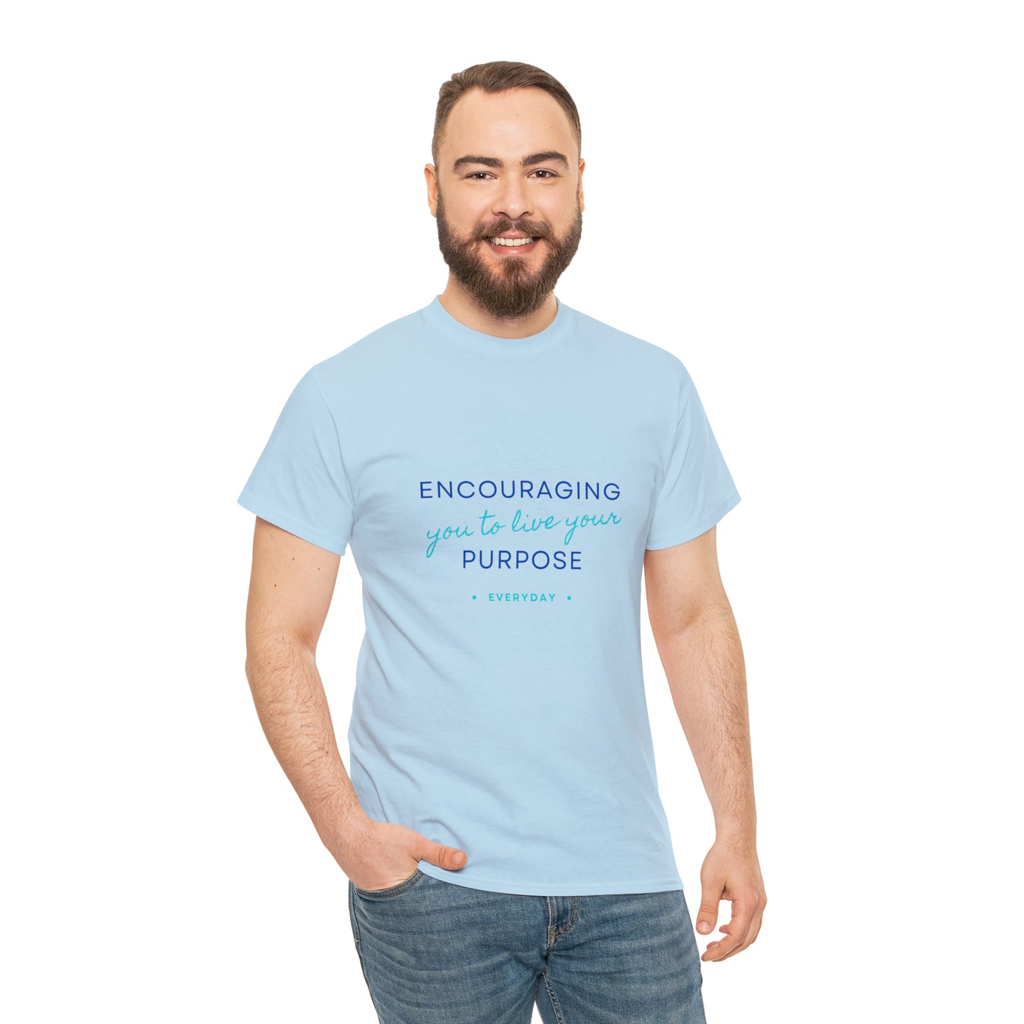 Encouraging Purpose Heavy Cotton Tee