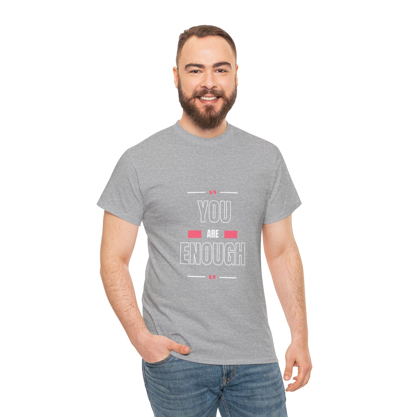 You Are Enough Heavy Cotton Tee