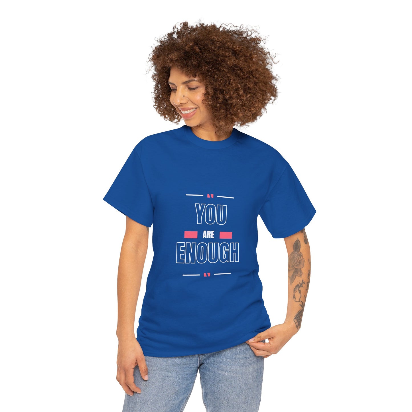 You Are Enough Heavy Cotton Tee