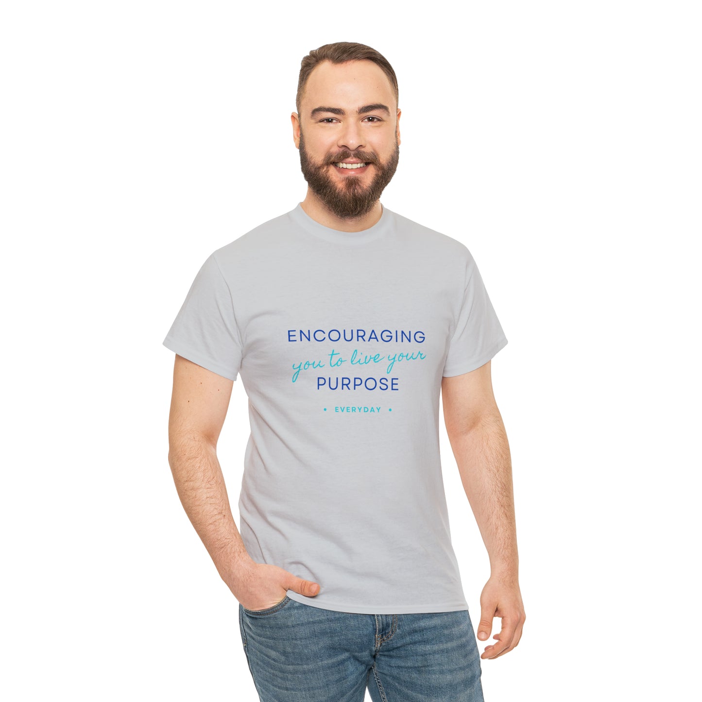 Encouraging Purpose Heavy Cotton Tee