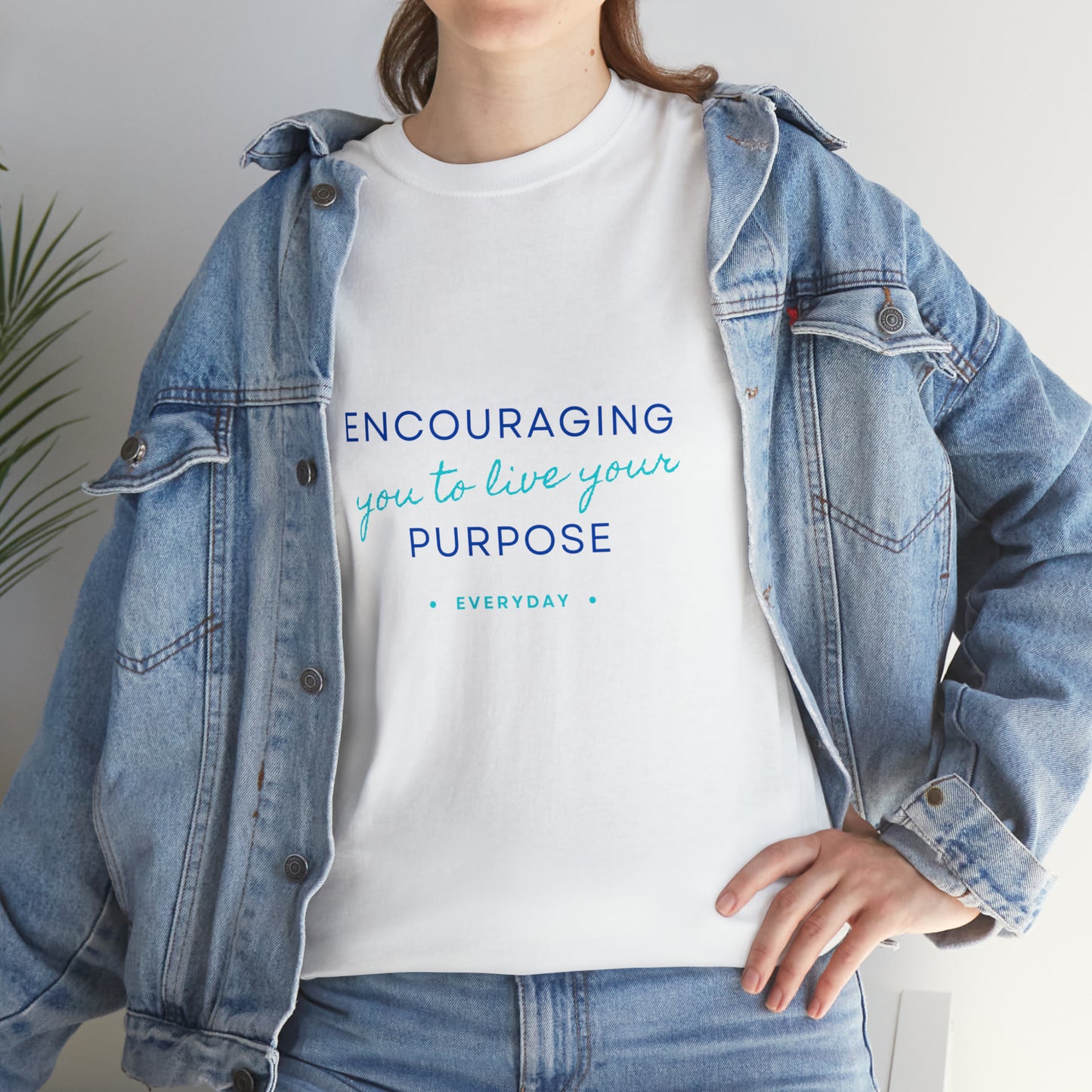 Encouraging Purpose Heavy Cotton Tee