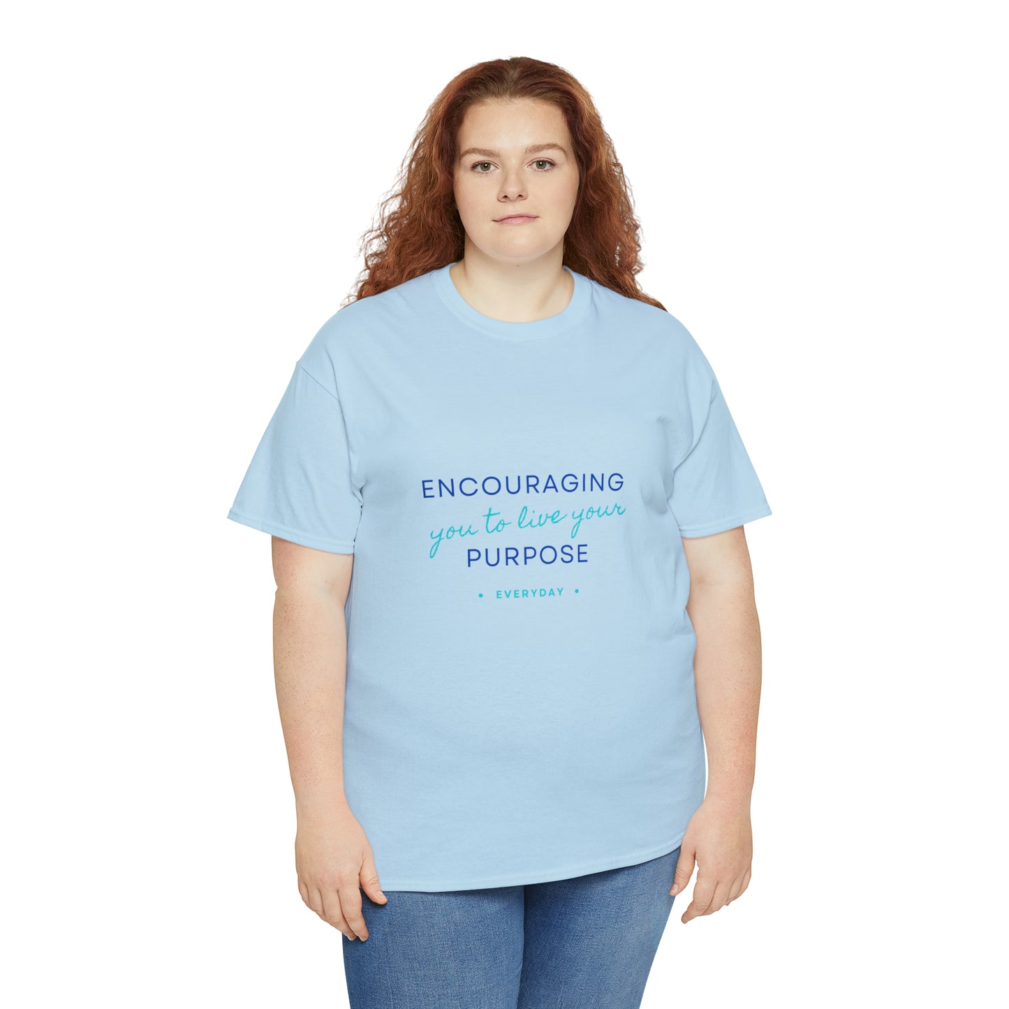 Encouraging Purpose Heavy Cotton Tee