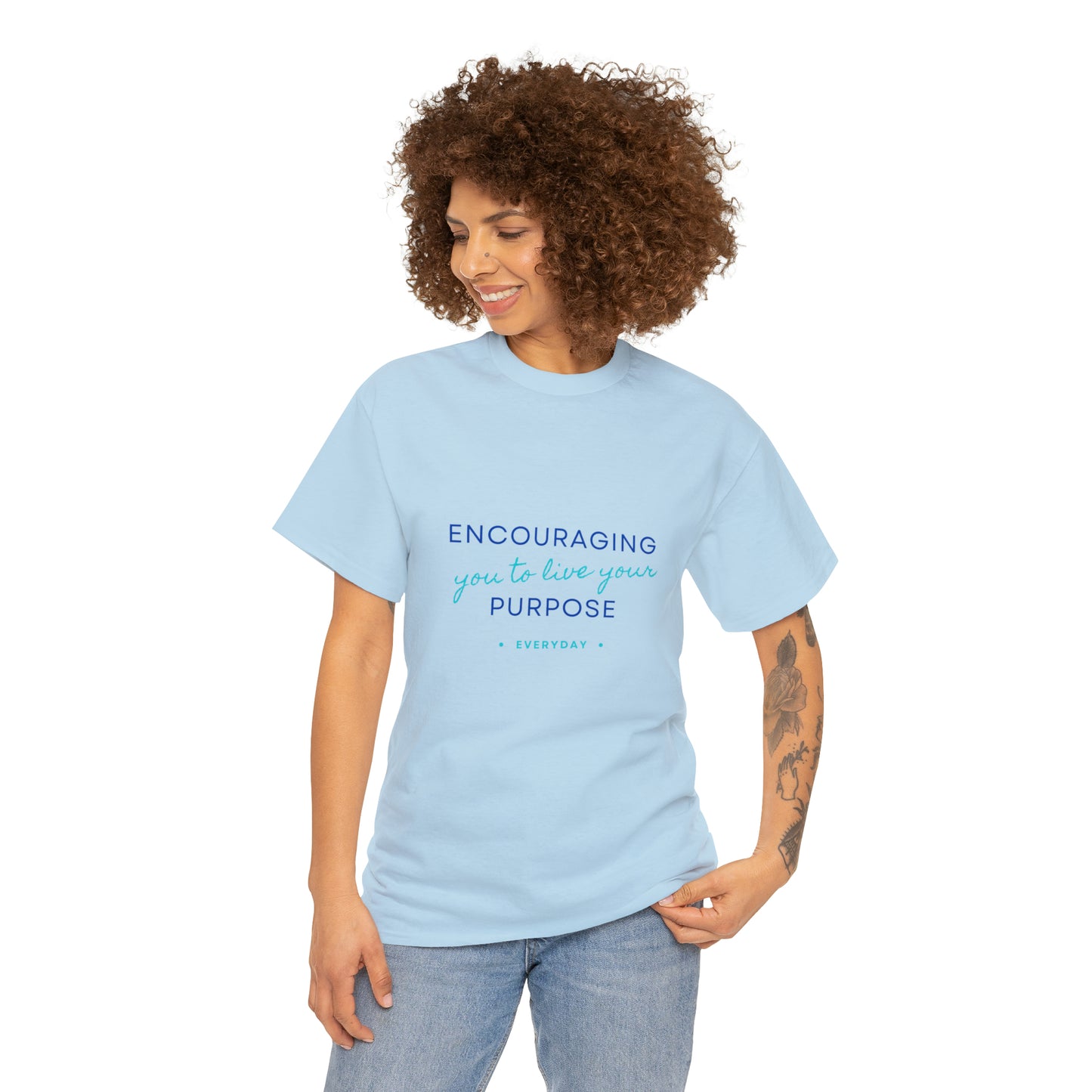 Encouraging Purpose Heavy Cotton Tee