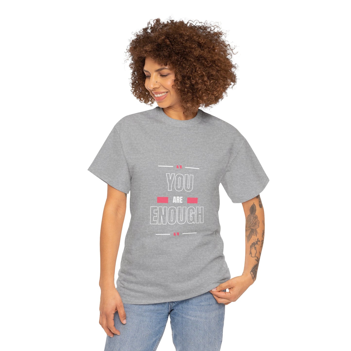 You Are Enough Heavy Cotton Tee