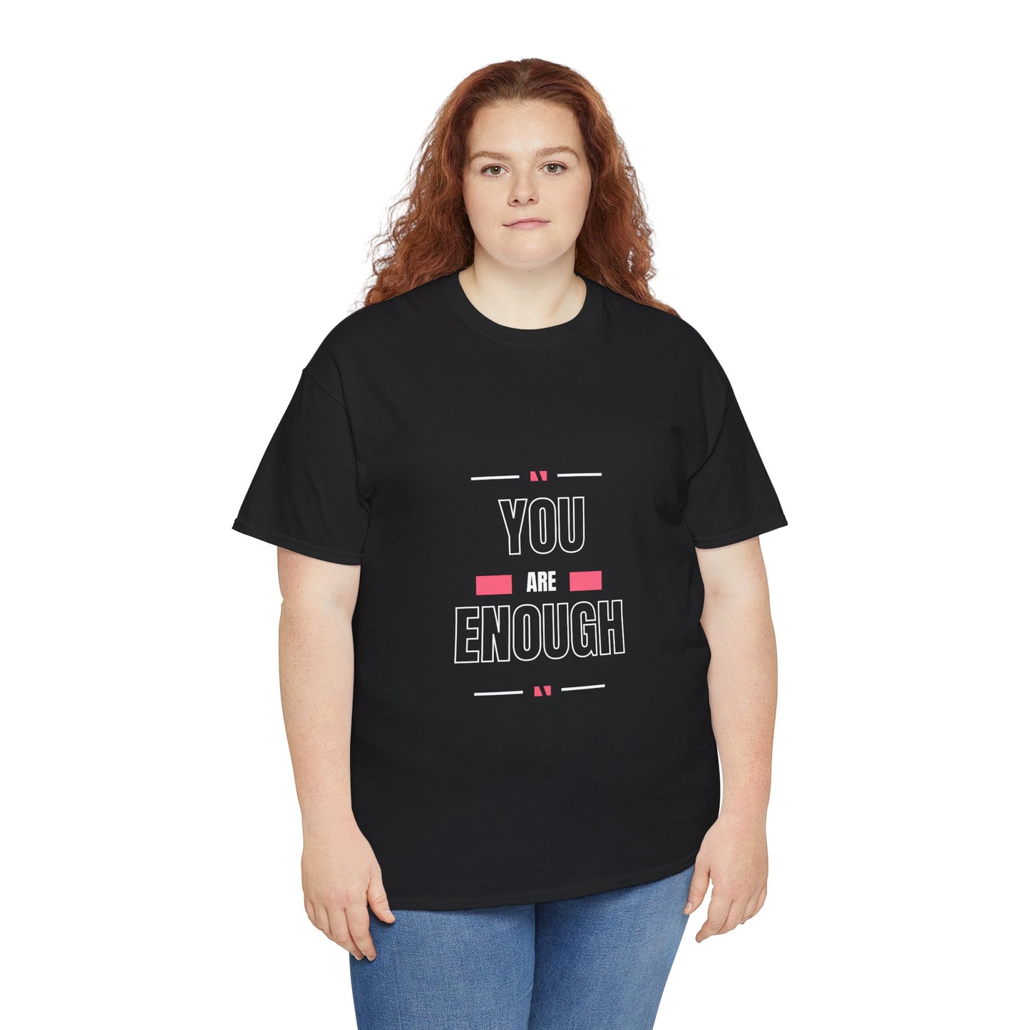 You Are Enough Heavy Cotton Tee