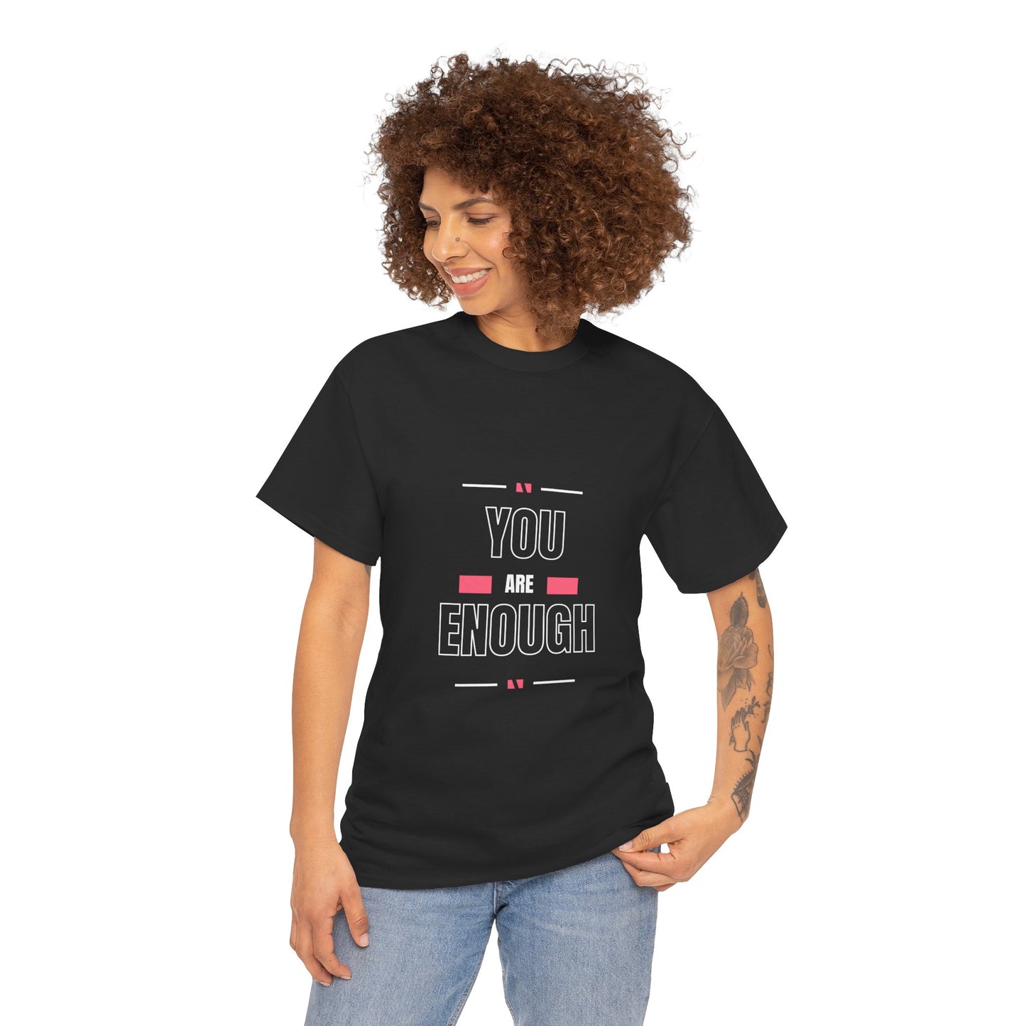 You Are Enough Heavy Cotton Tee