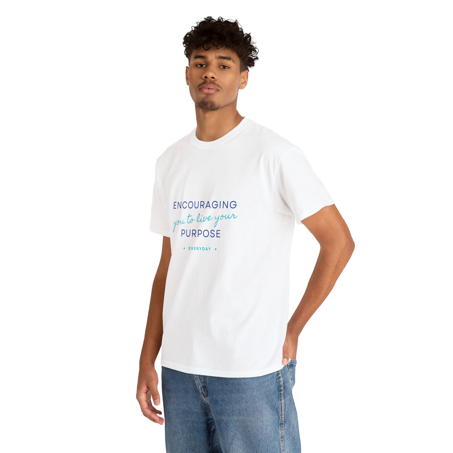 Encouraging Purpose Heavy Cotton Tee