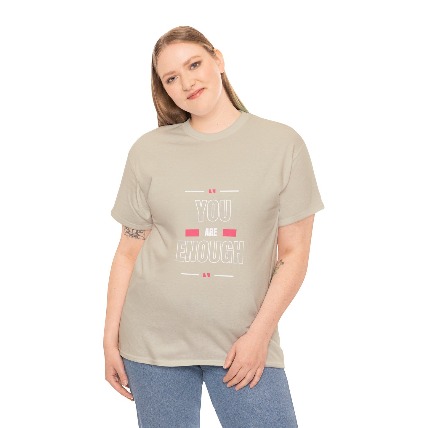 You Are Enough Heavy Cotton Tee