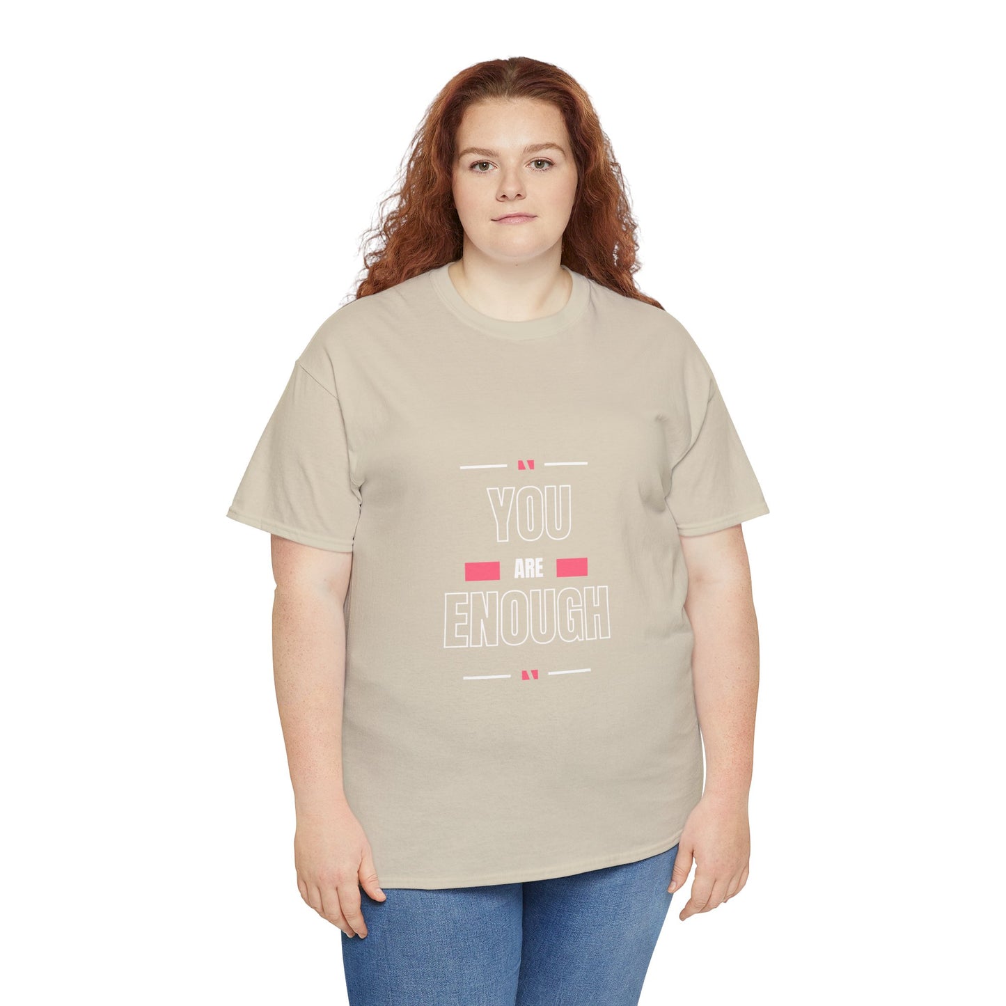 You Are Enough Heavy Cotton Tee