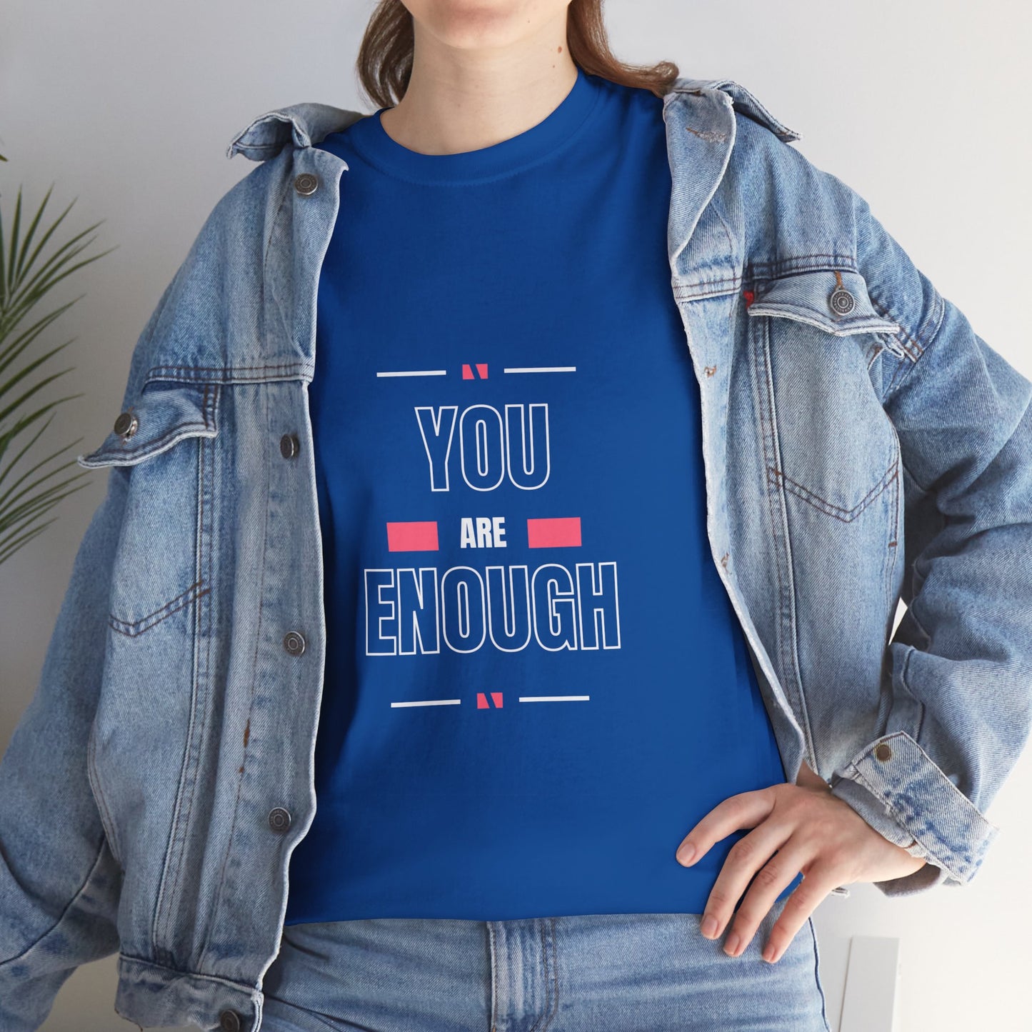 You Are Enough Heavy Cotton Tee