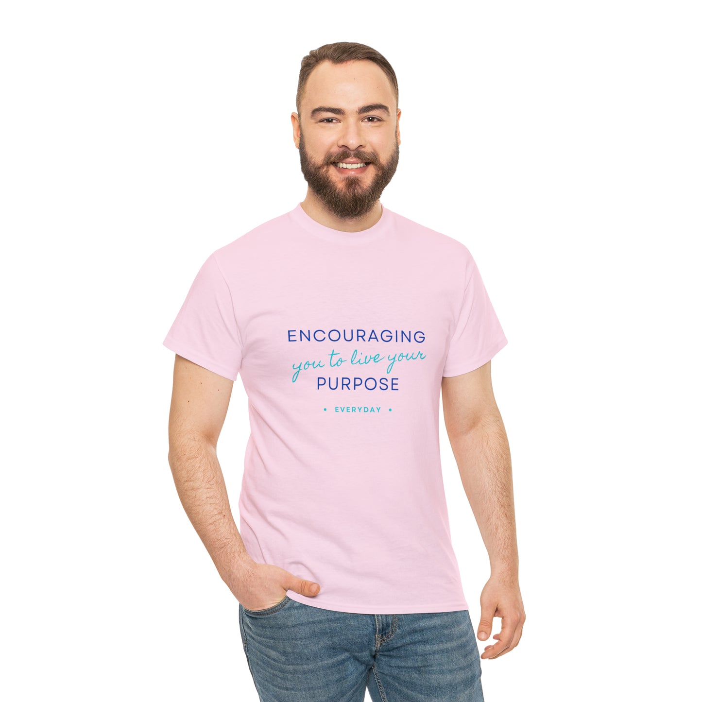 Encouraging Purpose Heavy Cotton Tee