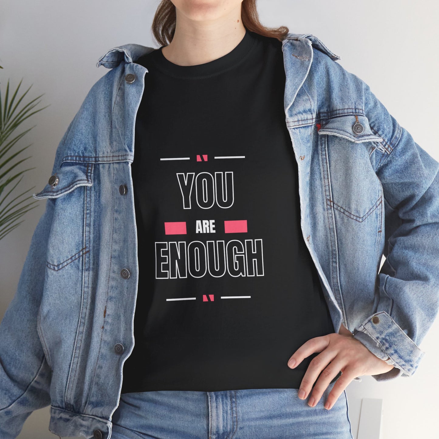 You Are Enough Heavy Cotton Tee