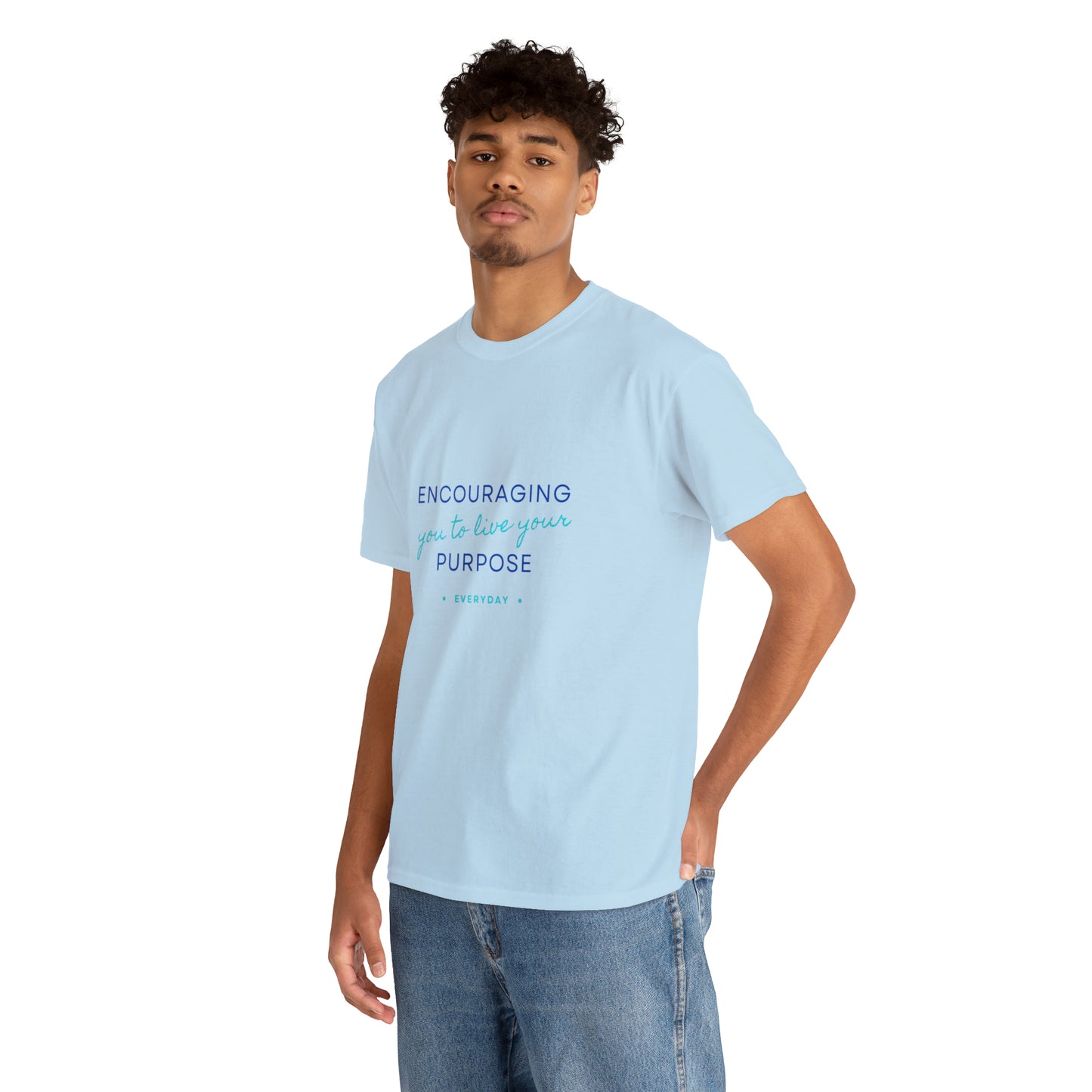 Encouraging Purpose Heavy Cotton Tee