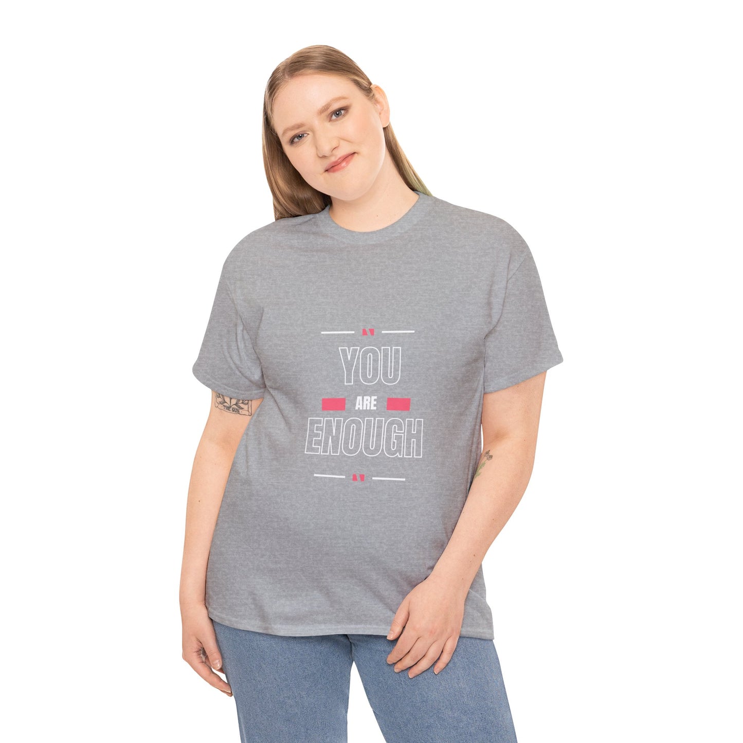 You Are Enough Heavy Cotton Tee